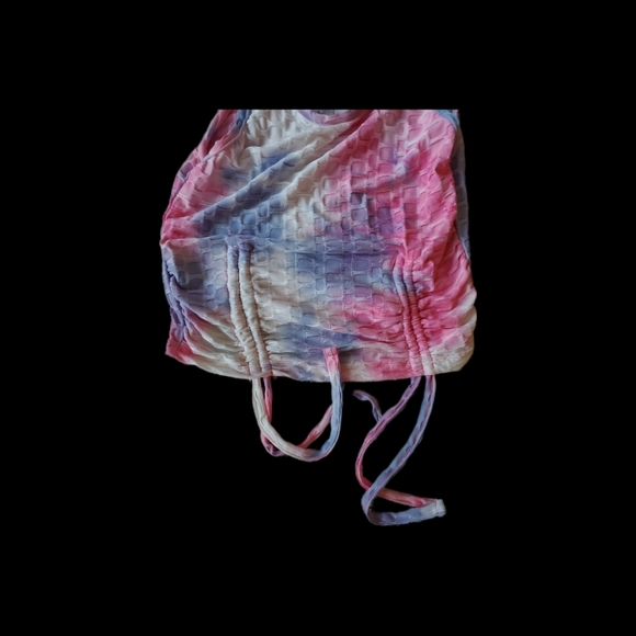 NWT 2 PIECE TIEDYE BOOTY ENHANCING LEGGING/TIGHT OUTFIT Sz XL - Picture 3 of 8